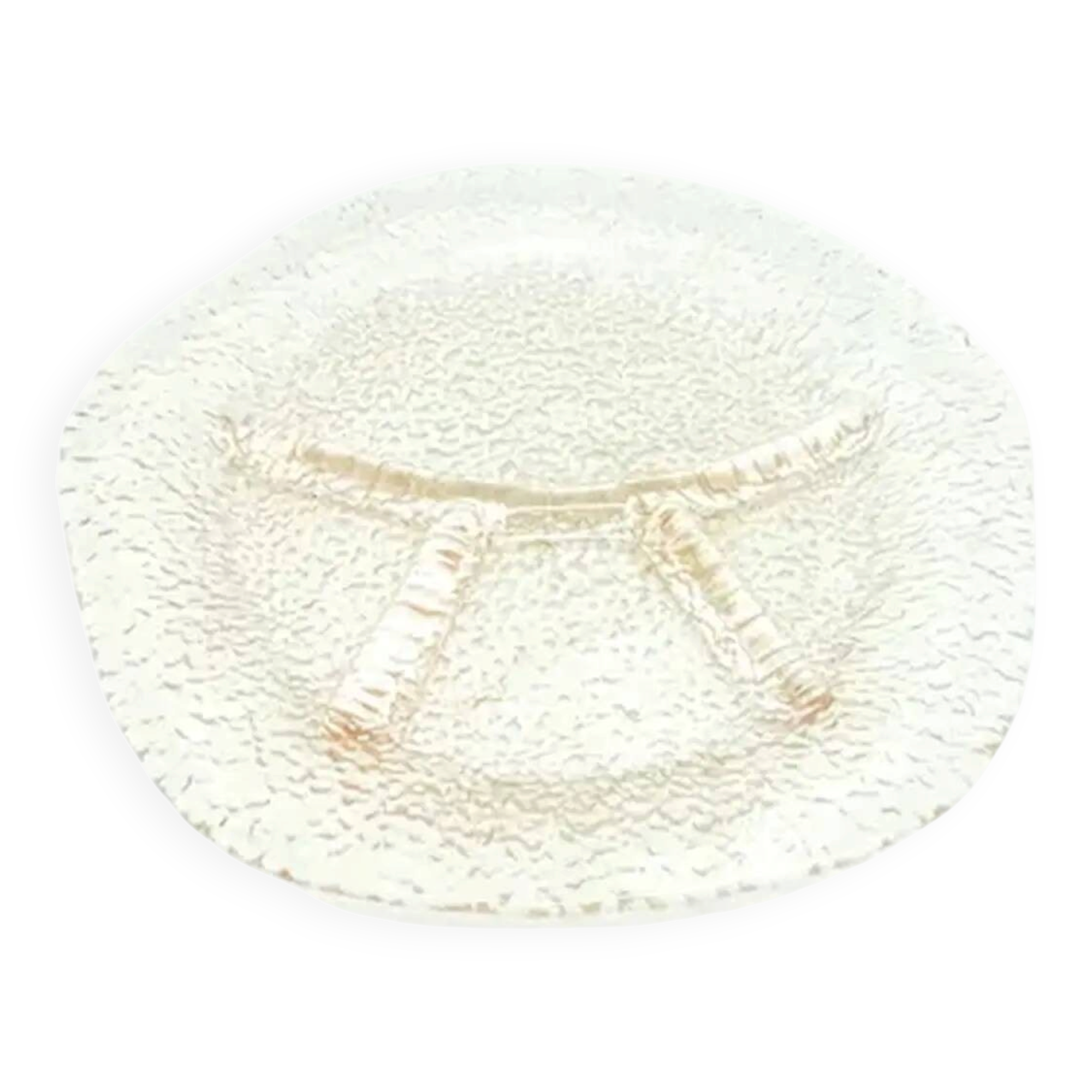 Appetizer platter, modernism, rose glass, designed by J.S. Drost, Ząbkowice, Poland, 1970s