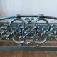 Lit banquette pliable en fer forgé fin 19 eme