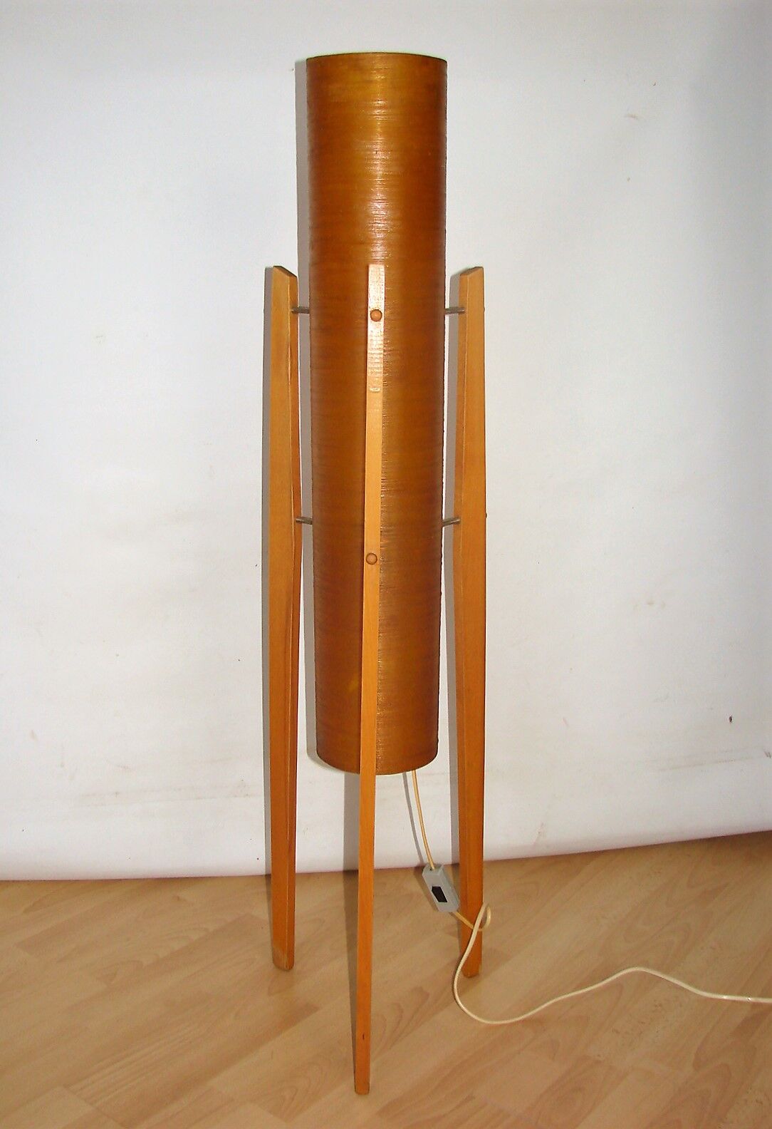 Novoplast serd rocket floor lamp, czechoslovakia 1960s.