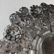 Miroir mexicain vintage en métal