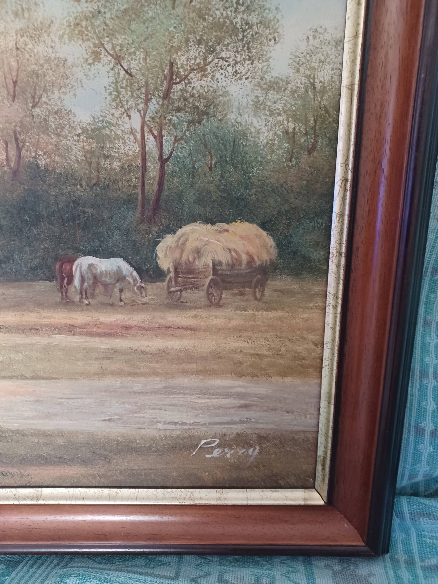 Grand tableau signé Percy