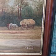 Grand tableau signé Percy