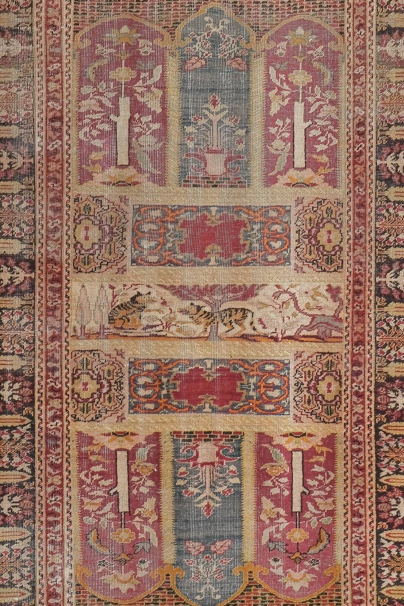 Vintage Turkish handmade rug 115x182 cm