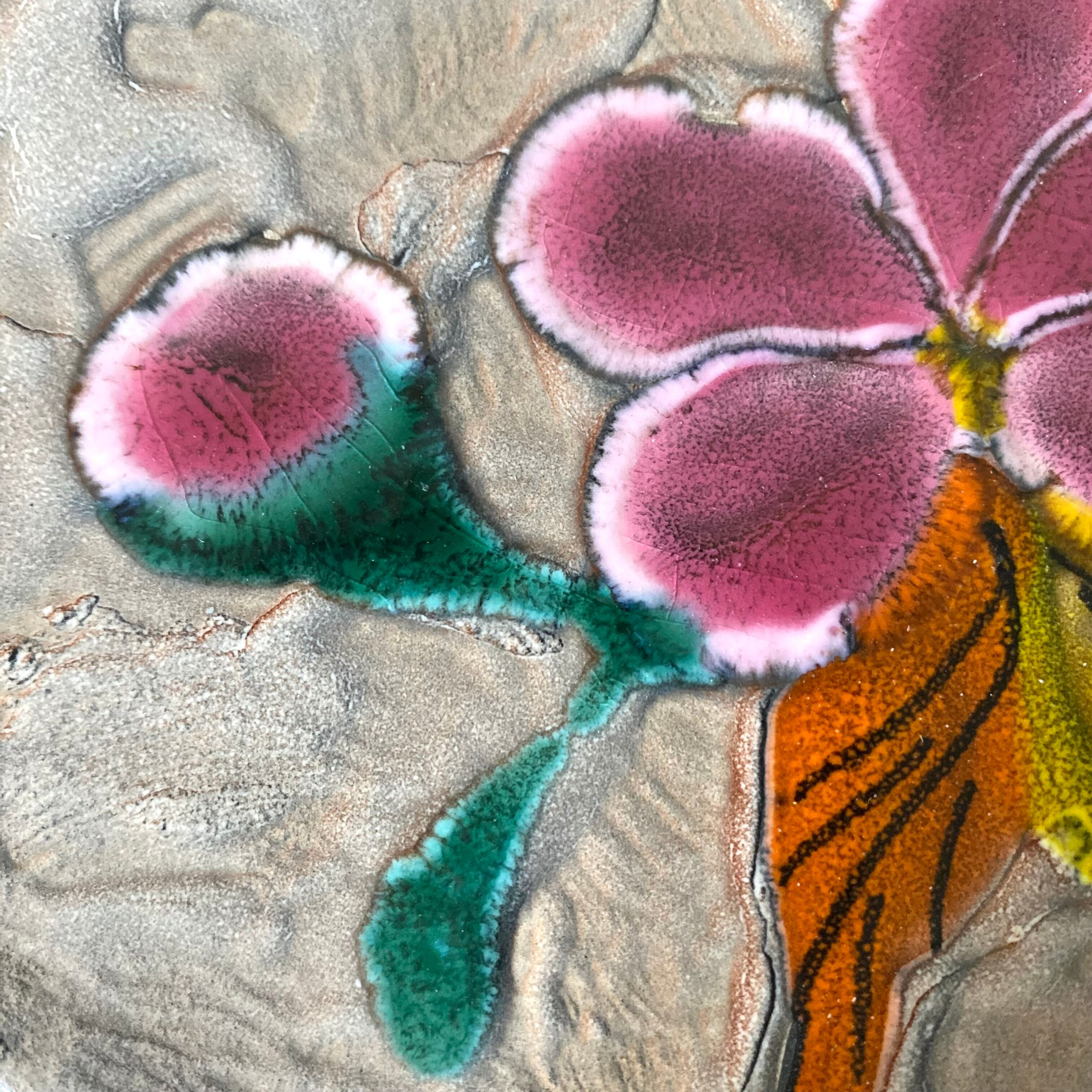 Ceramic cake and pie dish, Poët Laval, Brittany