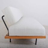 3-seater convertible sofa by designer Josef Pentenrieder Produced by Hans Kaufeld Germany.
