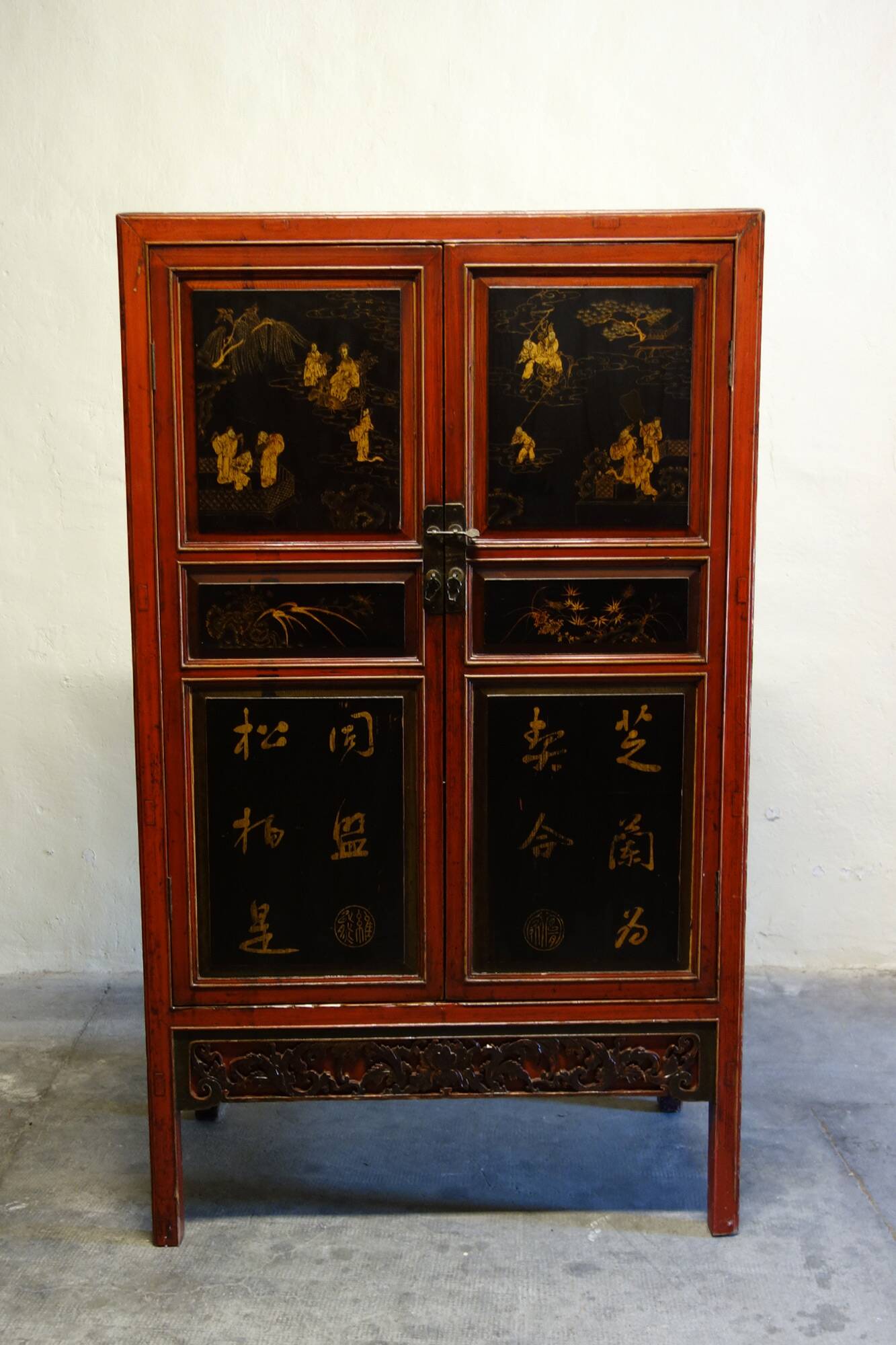 Ancienne armoire chinoise style meuble de mariage, Chine, XXème
