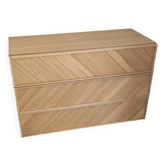 HABITAT oak chest of drawers