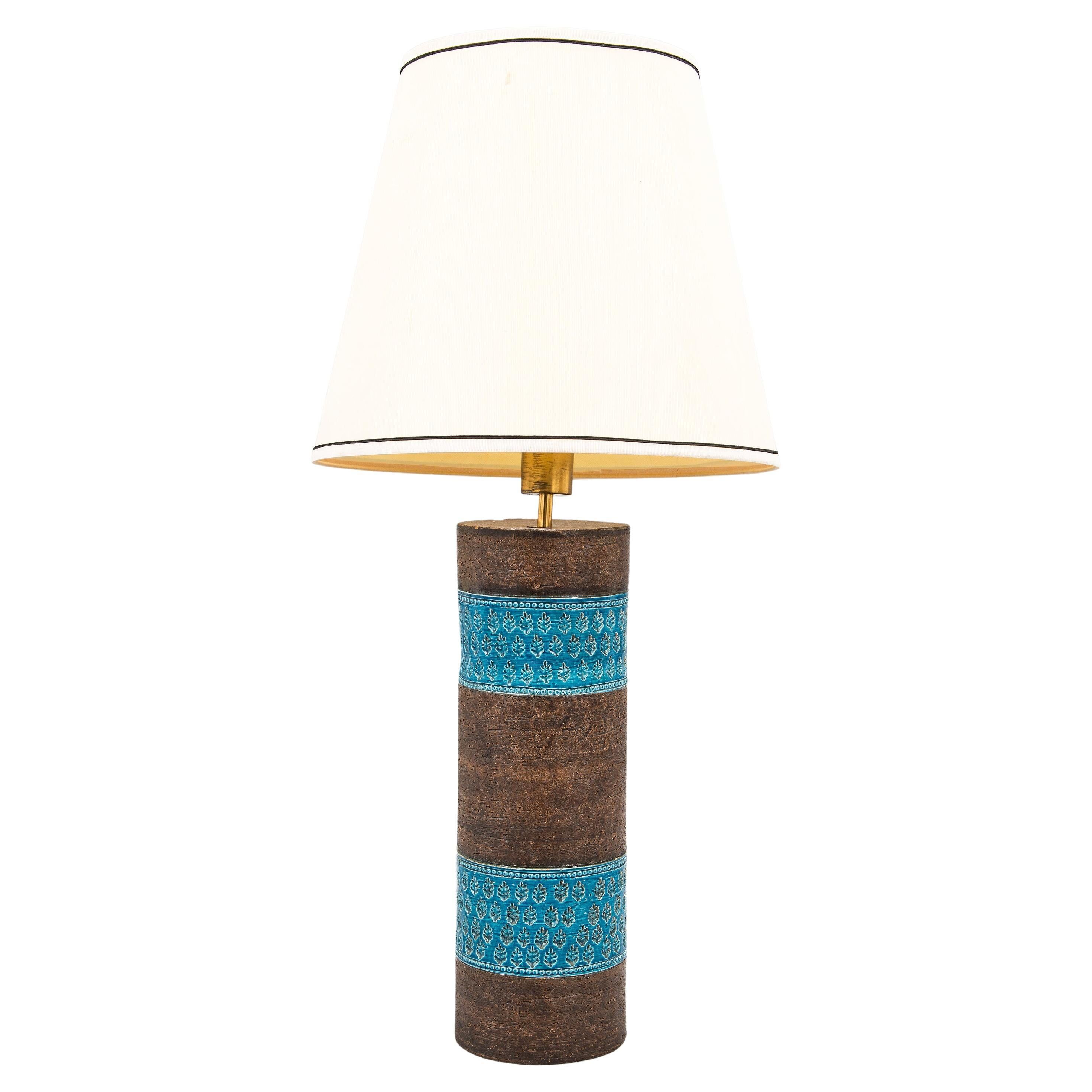 Table Aldo Londi Lamp for Bitossi Ceramic Italy 1960
