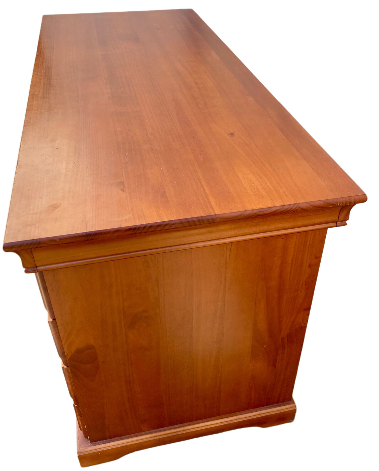 Louis Philippe style pine executive desk