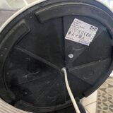 Ikea Nymane mushroom floor lamp TYP G1706 in white metal, 1990