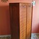 Filing cabinet with curtains