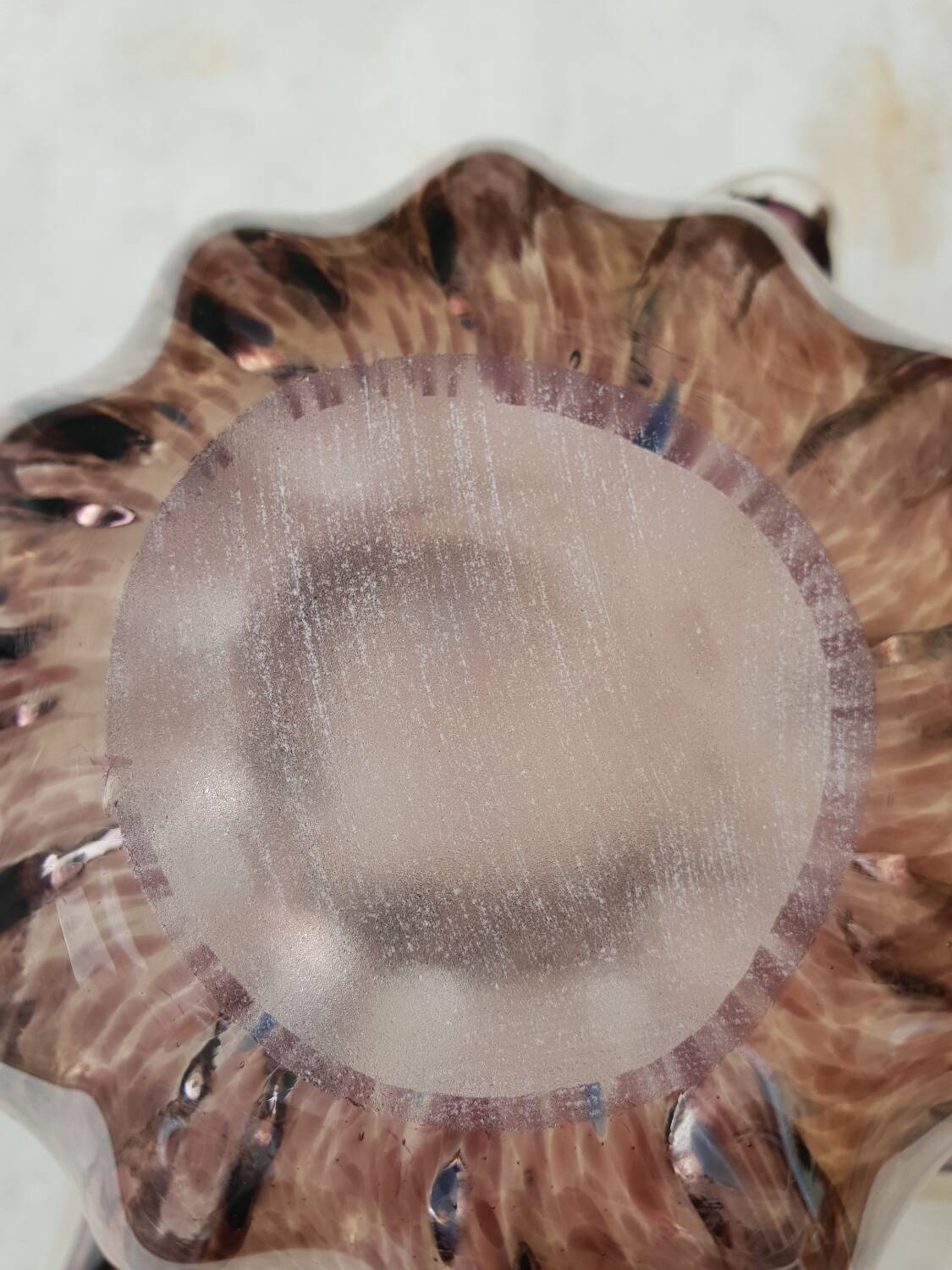 Murano glass bowl 1970