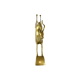 Vintage gazelle antelope brass copper statue sculpture deer 32cm