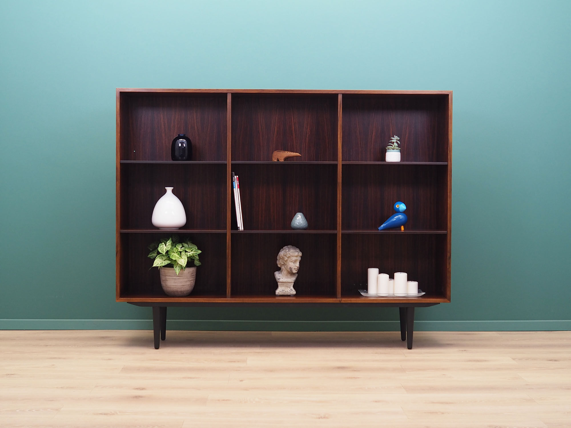 Rosewood bookcase, Danish design, 1960s, manufactured by Duba Møbelindustri