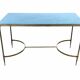 Coffee table brass and marble design 1960'