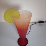 80s cocktail cup lamp