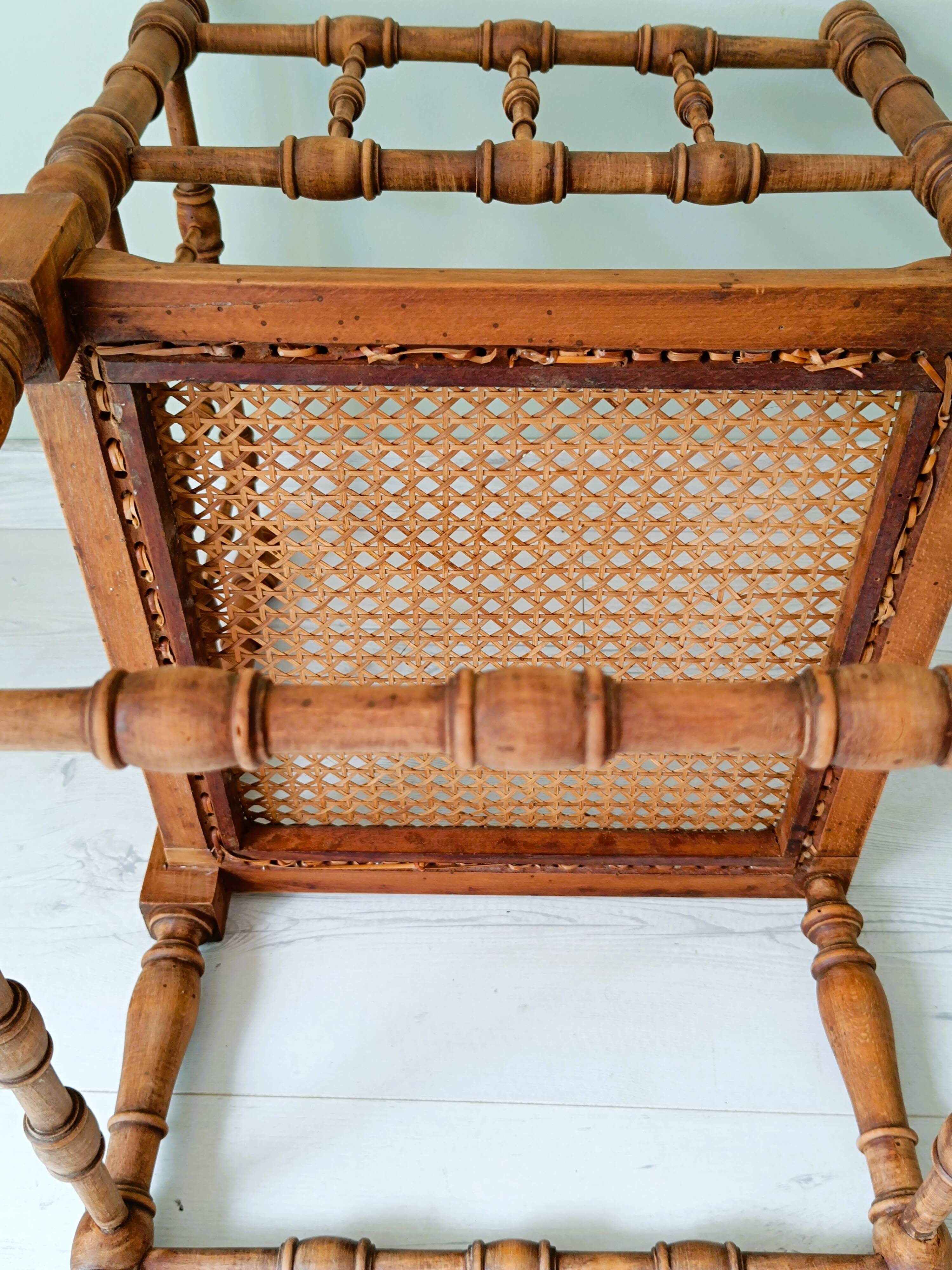 Art Nouveau corner chair