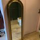 Large golden arch mirror, bevelled glass, 50/60.