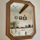 Miroir en bois