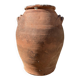 Ancient terracotta pottery jar