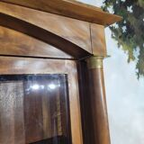 Petite bibliothèque empire en acajou