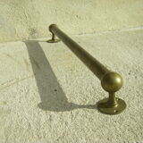 Antique brass towel support bar or handrail