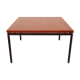1960s coffee table in teak and metal