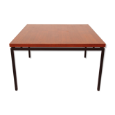 Table basse des années 1960 en teck et métal
