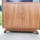 Meuble d'appoint , bar ou HI FI , pieds compas