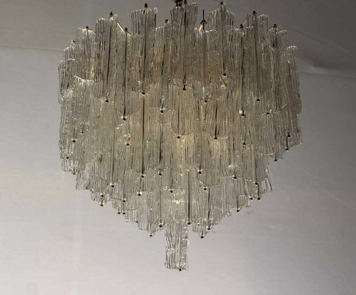“Free Form Chandelier” By Venini, Model Created In 1968 By Osvaldo Borsani
