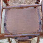 Old vintage ERCOL caned chair