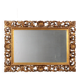 Ancient baroque frame in carved wood, Italy, 20th century