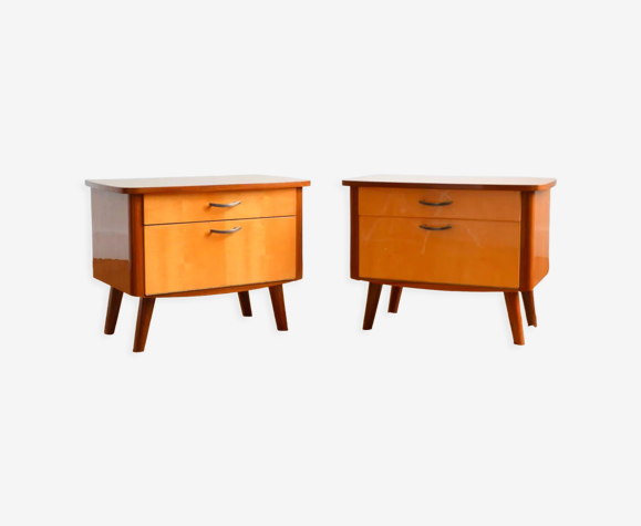 Paire de chevets vintage 1950s