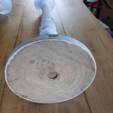 Paire de bougeoirs/ chandeliers anciens en bois