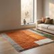 Handwoven traditional artisan rug 2/3 m