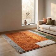 Tapis beni ouraine tissé main artisanale traditionnelle 2/3 m