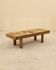 Coffee table attributed to Roger Capron, model "Pain Brulé", France, 1970.