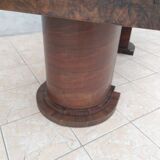 Art deco period table in walnut bramble
