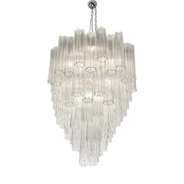 Modern Oval Tronchi Murano Glass Pendant Light by Simoeng for Simoeng
