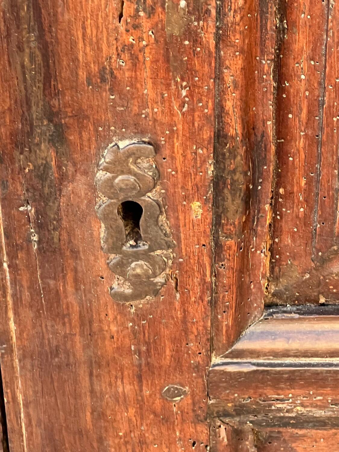 Two-door antique sideboard