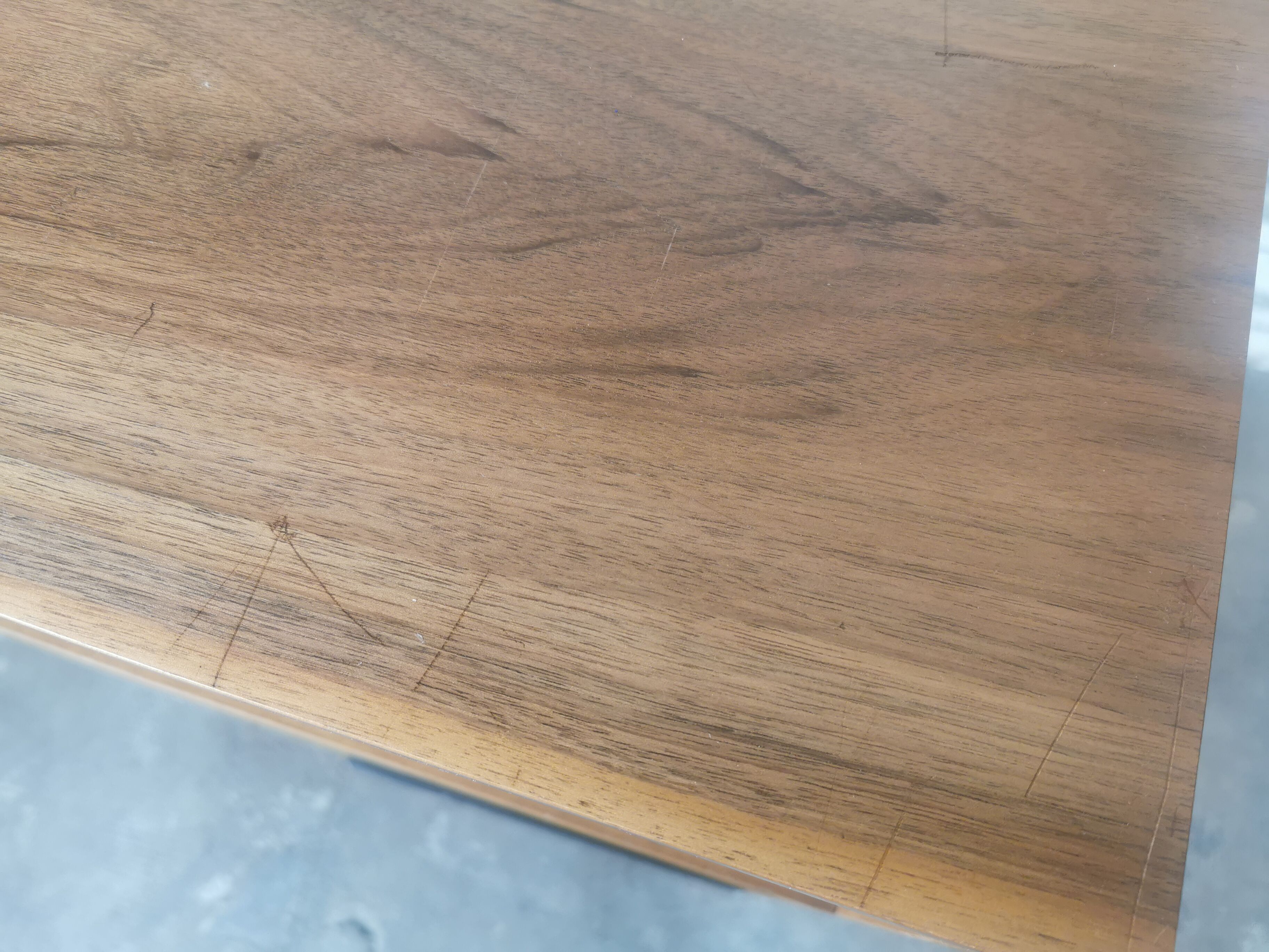 Vintage shelving walnut veneer