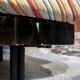 Sofa by Giovanni Offredi for Saporiti, with Missoni Italia fabric from the 1970s