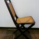 Chaise pliante cannée