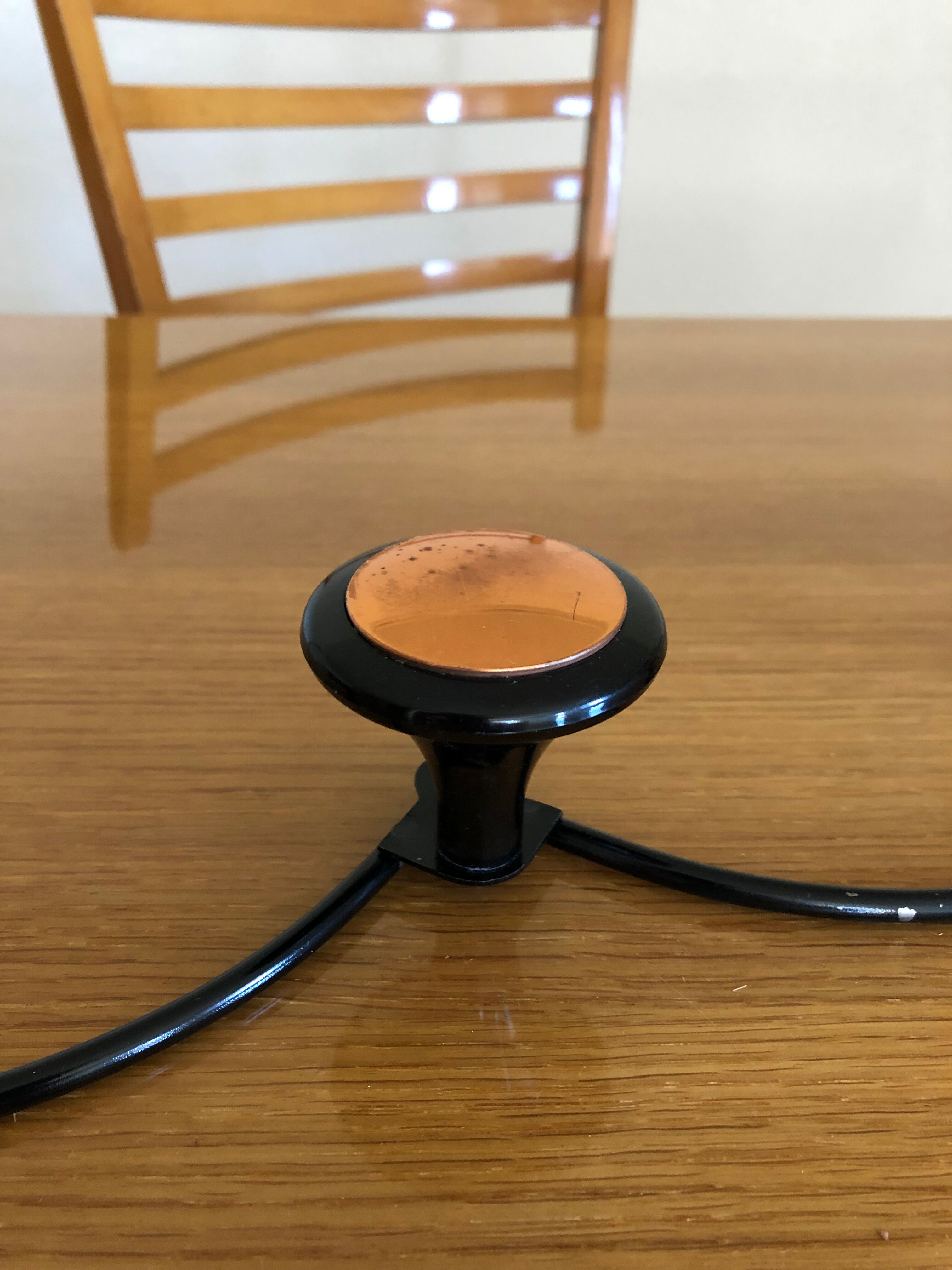 Vintage metal and copper pattery