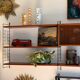 Modular wall shelf in teak – 1960s