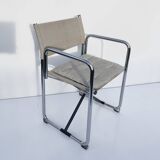 Folding Canvas Chair X75-2 Börje Lindau & Bo Lindekrantz Lammhults 1970s