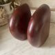 Pair of vintage exotic wood bookends