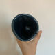 Handcrafted duck blue ceramic vase