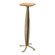 Sellette Fer Forgé et Bois - Table d'Appoint Art Déco - Meuble Colonne