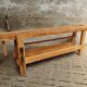 Old workbench XXL side table counter